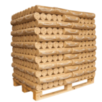 Piveteau Tages-Holzpresslinge – Palette mit 104 Paketen (9,65 kg)