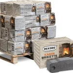 Rekord Braunkohlebriketts in Papierverpackung 10kg x 30 Paket 300kg Palette