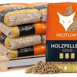 Heizfuxx Gold HD-Qualität ENplus A1 Holzpellets Nadelholz 15kg x 20 Sack 300kg Palette