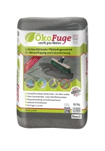 ÖkoFuge Fugenmörtel Anthrazit 0-3 mm 15 kg x 64 Sack – Bild 2