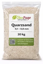 ÖkoFuge Quarzsand 0,1-0,8 mm 20 kg x 50 Sack – Bild 2