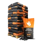 Heizfuxx Grillkohle 20-80 mm 10 kg x 36 Sack