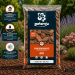 Galamio Pinienrinde Rotbraun 40-60 mm 60 l x 39 Sack – Bild 3