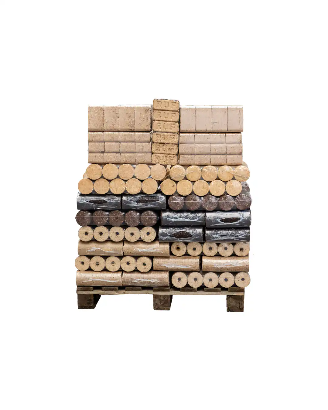 fiche-a88b16ec66f2e3697937.webp Holzbrikett Mix Palette 990 kg – Bild 1